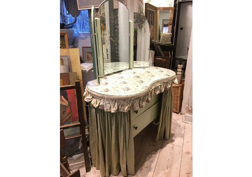 Vintage Shabby Chic Dressing Table With Mirror