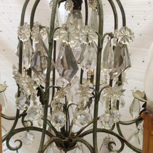 Chandelier Louis XV Has Tassels photo for sale