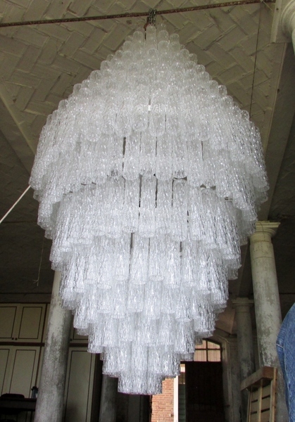 Amazing Murano Venini Style Chandelier photo furniture