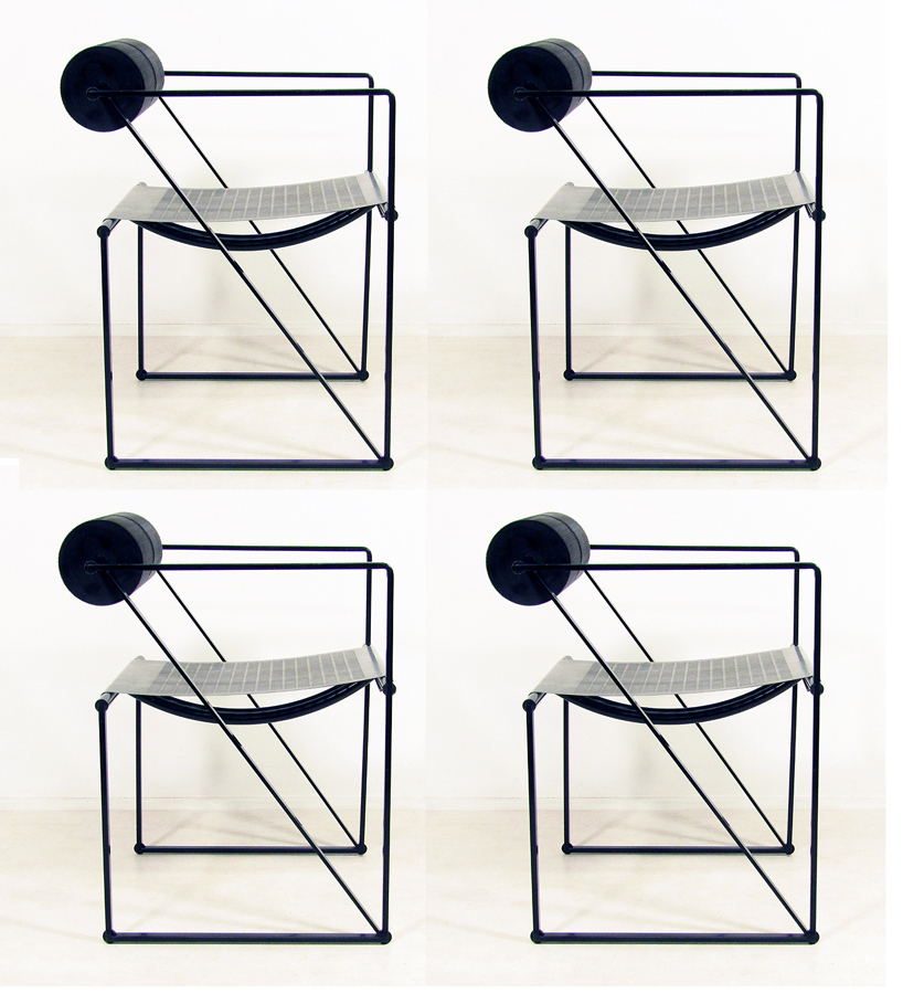 Four Italian "Seconda" Chairs By Mario Botta Mario Botta Vinterior