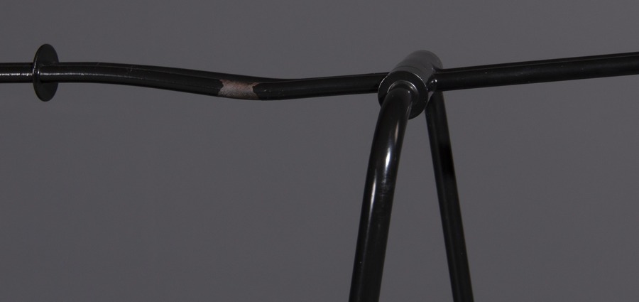 Floor Lamp Made Of Black Painted Metal With Rotating Arm photo furniture
