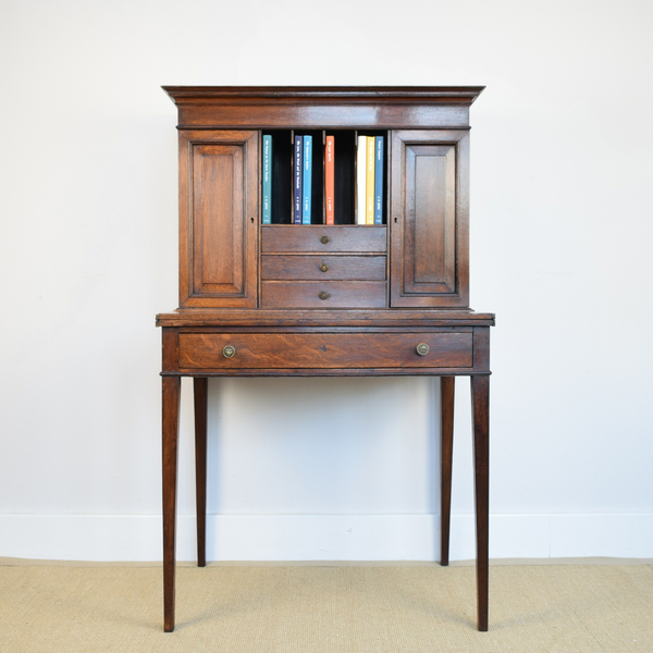 Antique Postmaster S Desk Vintage Lady Writing Table Small Oak