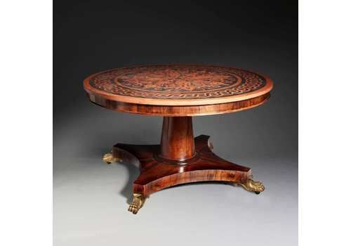 Early 19th Century Rosewood & Slate Centre Table