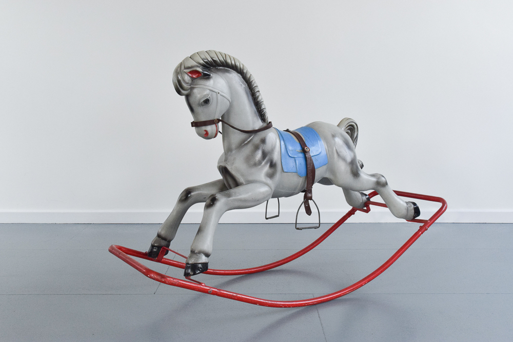 rocking plastic horse