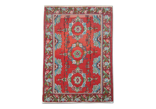 Carpet Antique Rugs, Blush Red Turkish Kilims Carpet Wool Kilim Rug 207 X 287 Cm