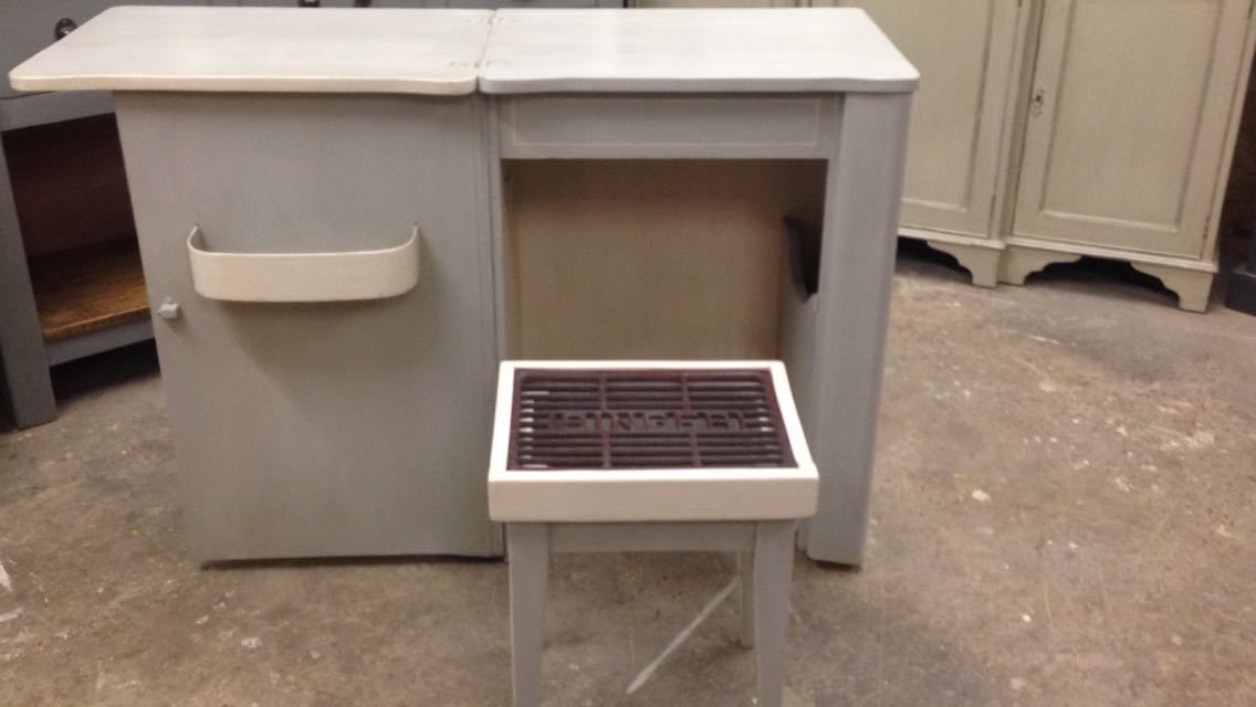 Singer Foldaway Craft Desk And Stool By Norman Wilkinson Singer Foldaway Craft Desk And Stool By