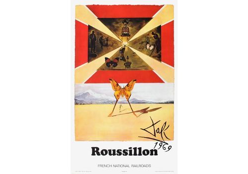 Salvador Dali Sncf   French National Railroads   Roussillon (Large)