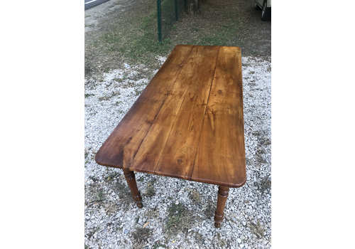 Renovated 19th Century Louis Philippe Bistro Farm Table