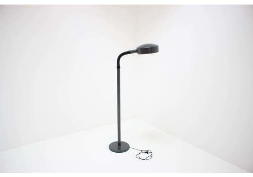 1970s Retro Vintage Free Stannding Dijkstra Bowl Shaped Reading Floor Lamp
