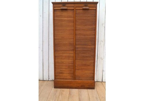 French Tambour Filing Cabinet