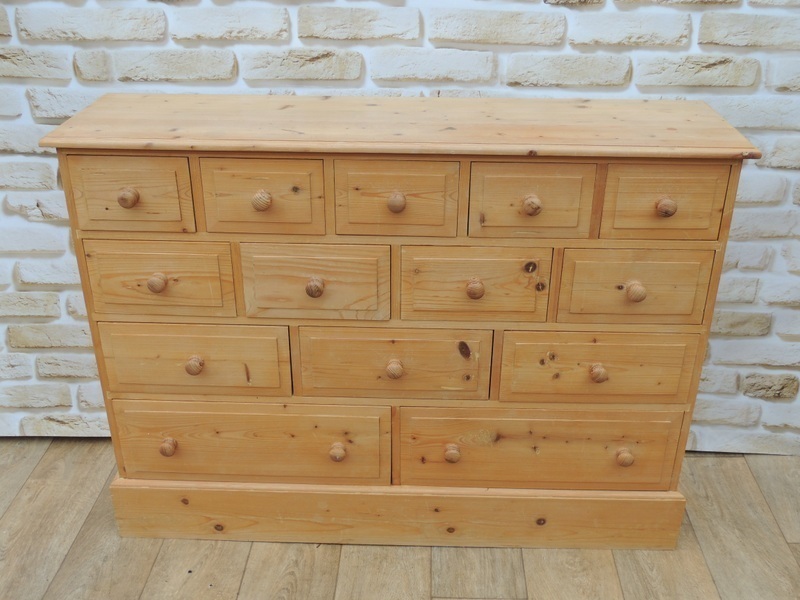 14 Drawer Merchant Chest Of Drawers Vinterior