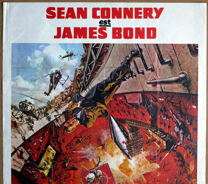 Movie Poster You Only Live Twice Sean Connery James Bond 007 Vinterior