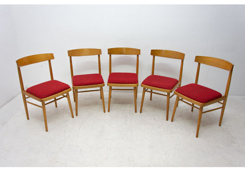 Set Of Five Dining Chairs Ton, Czechoslovakia, 1970´S