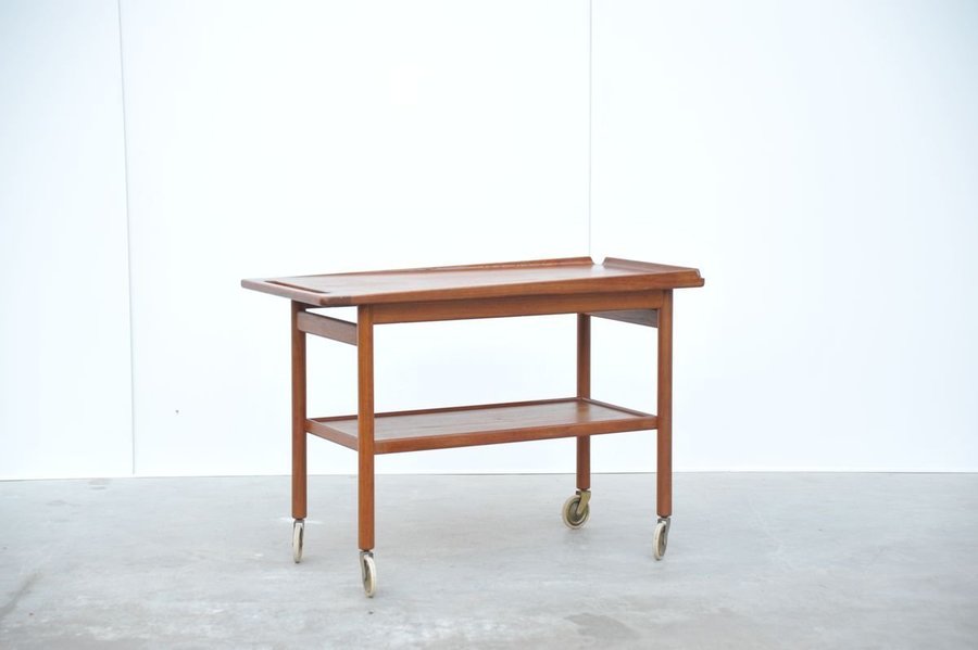 Danish Teak Trolley In The Style Of Arne Vodder, 1960s photo furniture