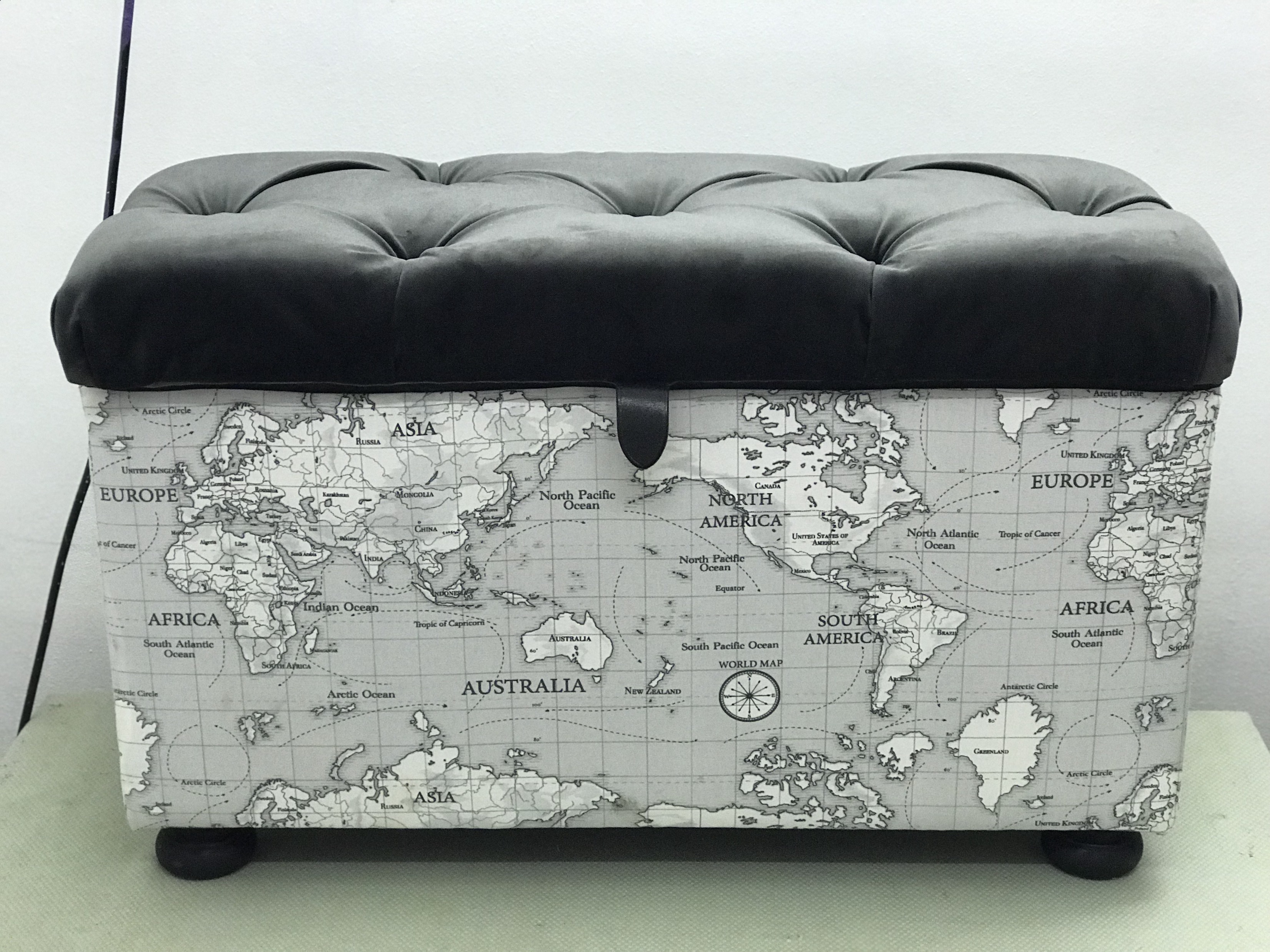 toy box with padded seat