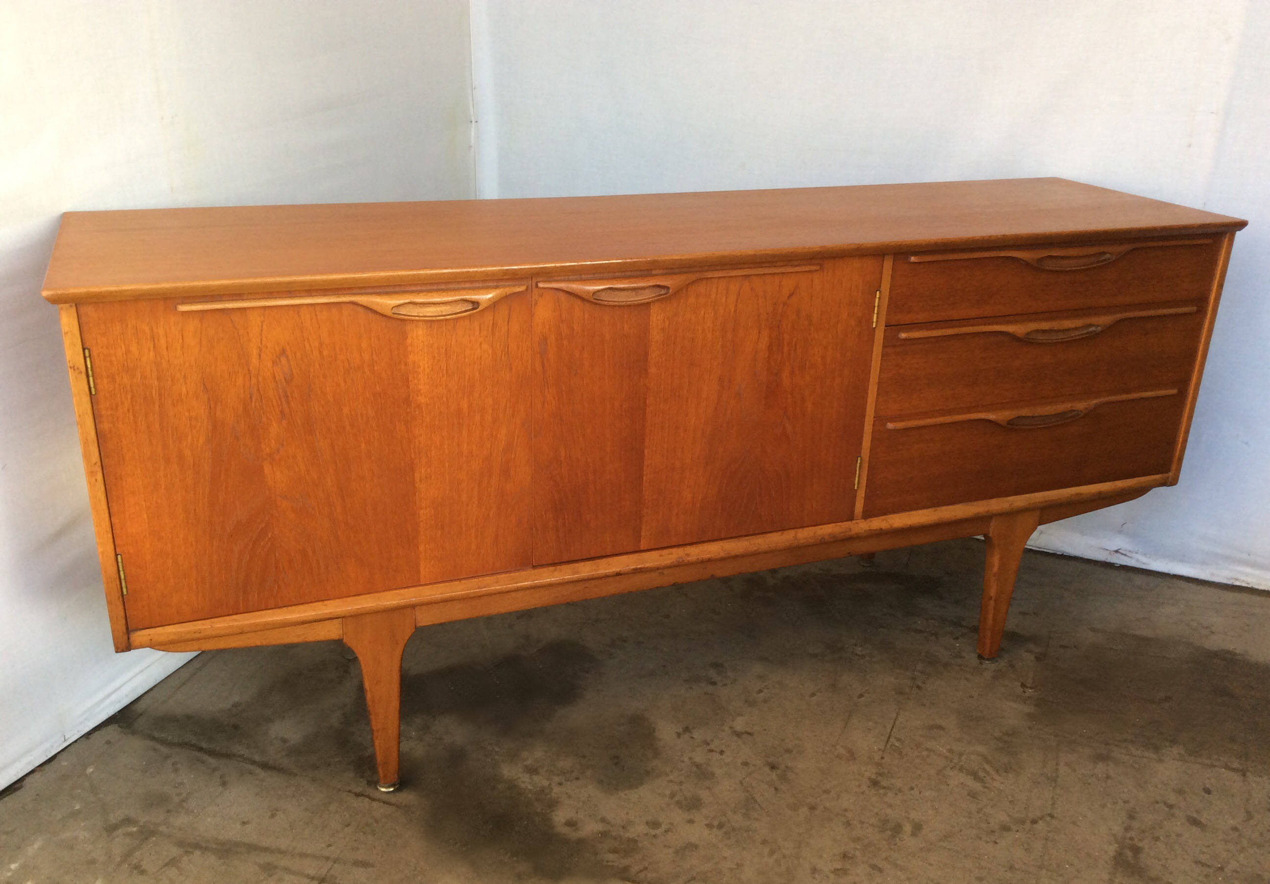 Midcentury 1960s Teak Sideboard By Jentique, Mid Century Sideboard