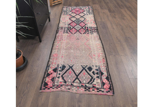 Turkish Carpet, Oushak Handmade Wool Rug, Pink Color Hallway Rugs, Farmhouse Decor, One Of A Kind, Anatolian Rug, Shabby Chic