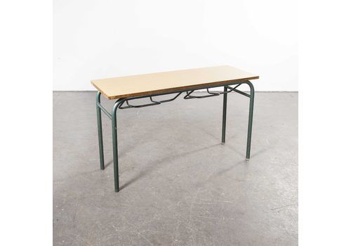 1960’s French Mid Century Mullca School Desk – Console Table