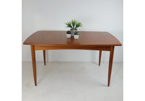 Vintage White & Newton Teak Extending Dining Table