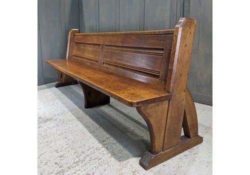 St Margaret The Queen 1900’s Antique Oak ‘Y’ Ended Church Benches Pews