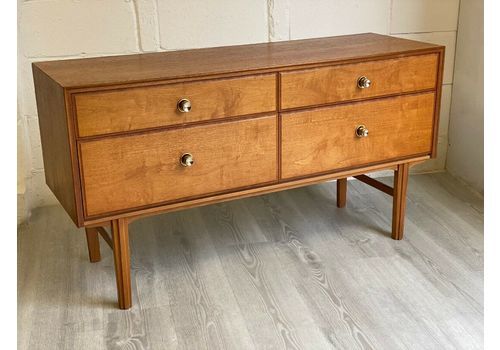 Midcentury Sideboard Vintage Golden Teak
