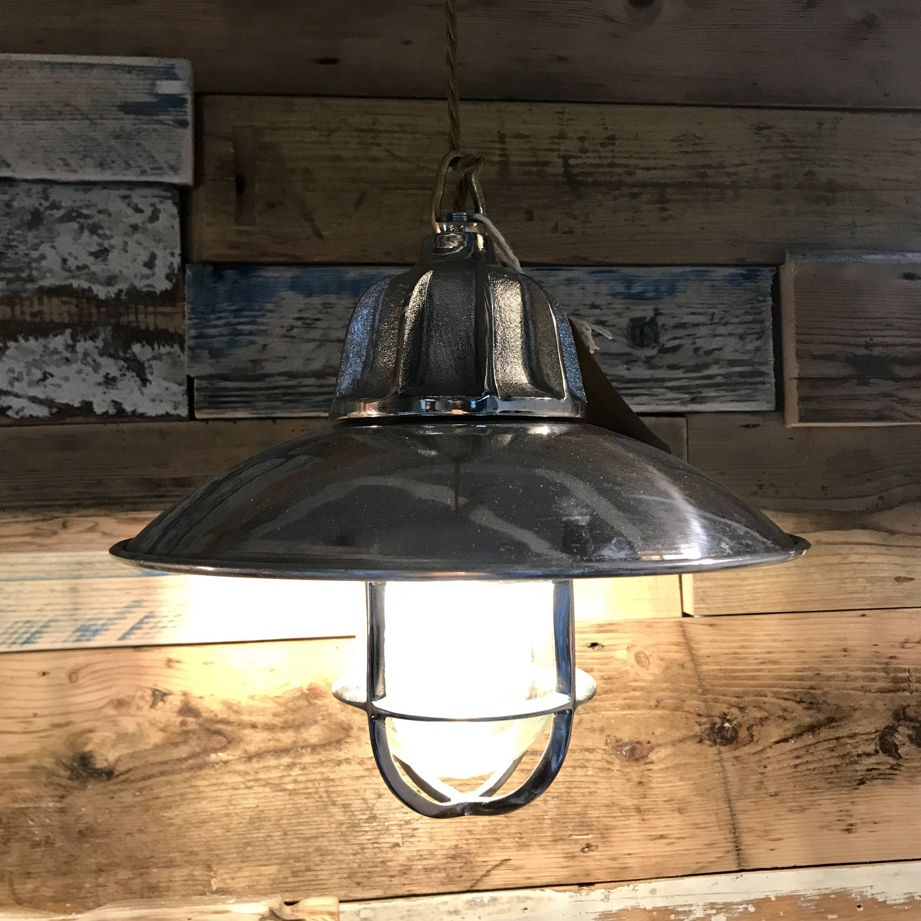 Pendant Light Vintage Pendant Light Ships Lighting Aluminum