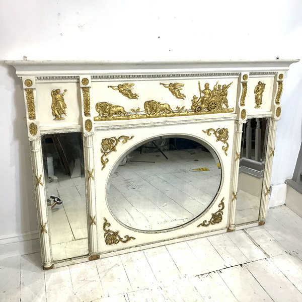 Regency Triple Plate Mirror. photo furniture