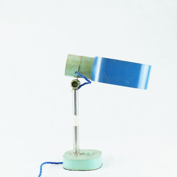 Retro Desk Lamp In Blue And Green photo furniture