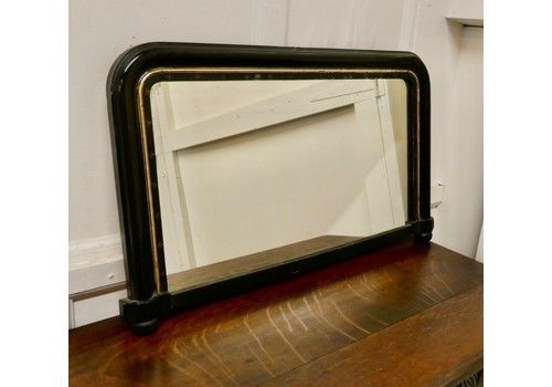 black wall mirror