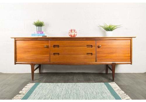 Mid Century Teak Sideboard By John Herbert For Younger Credenza Cutlery Drawer