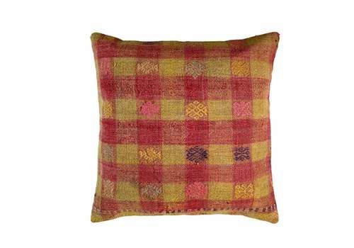 Kilim Pillow 60 X 60 Cm Tapis Kelim Kilim Pillow Cover ,Vintage Meditation Bench Kelim Teppich Boho Kilim Cushion Kilim Sofa Turkish Pillow