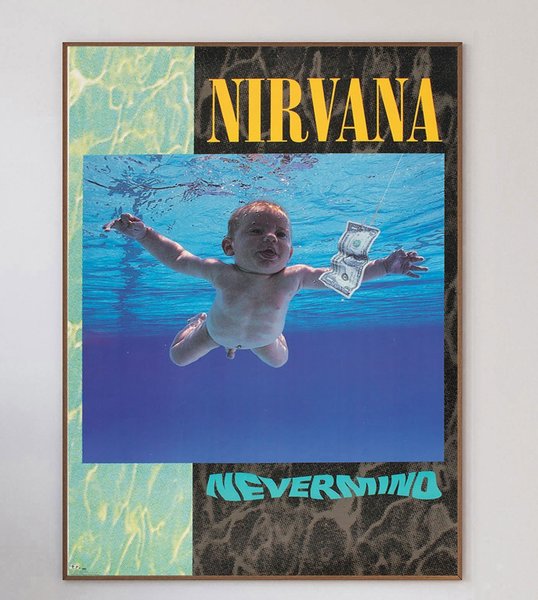 Wall Art | Nirvana Nevermind Original Vintage Poster 1990s
