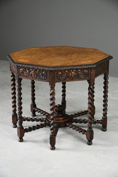 Victorian Octagonal Centre Table photo furniture