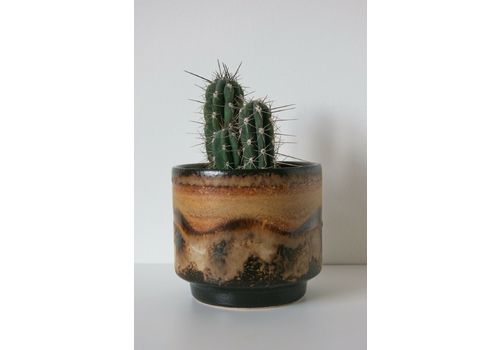 Mid Century Plant Pot Fat Lava Planter