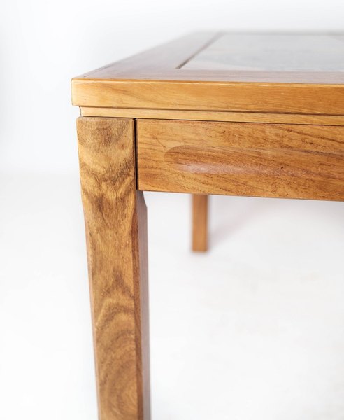 Coffee Table In Rosewood And With Tiles Of Danish Design From The 1960s. photo Furniture