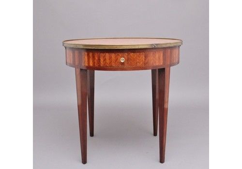 19th Century French Kingwood And Marble Top Centre Table