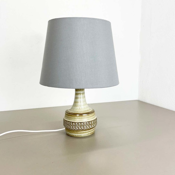 Ceramic Studio Pottery Table Light Base By Joseph Simon For Soholm, Denmark 1970 photo furniture