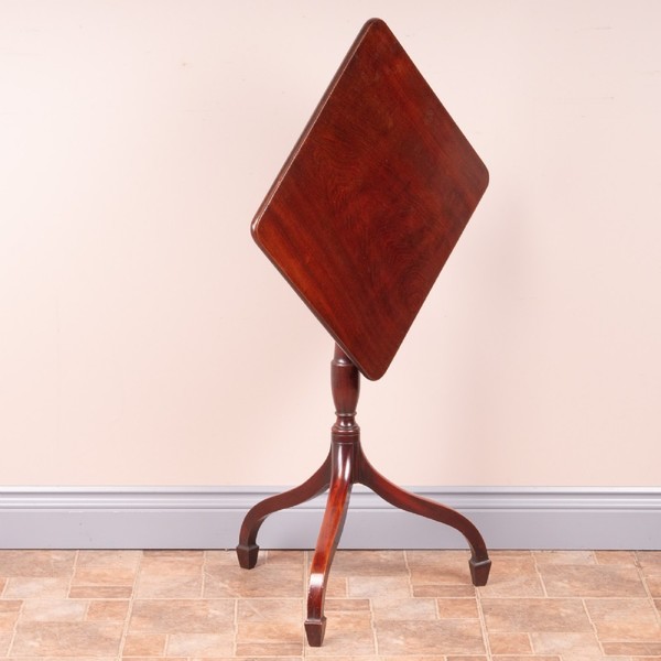 19thc Mahogany Occasional Tip Table photo furniture