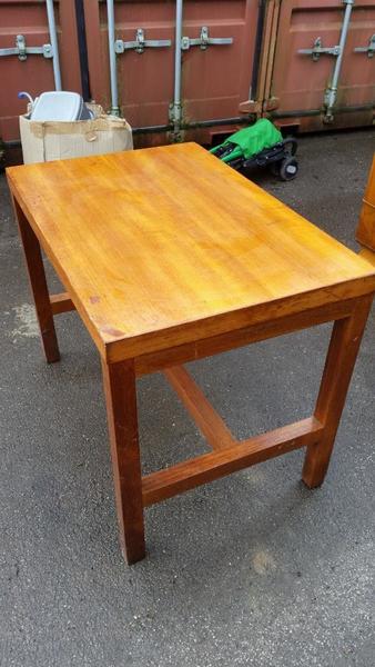 Vintage 70 S Raf Teak Writing Desk Table Retro Mid Century Home Mcm Vinterior