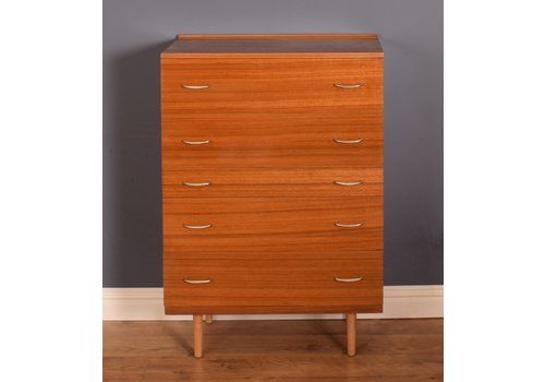 Restord Teak 1960s Retro Chest Of Drawers