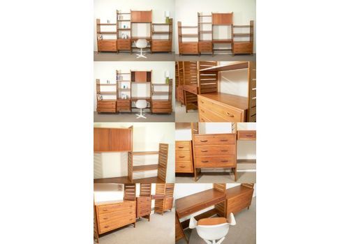 Teak Staples Ladderax System, 1960s