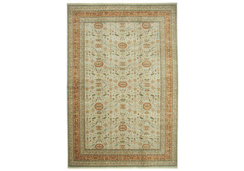 Oriental Handmade 2000s 362 Cm X 549 Cm Beige Large Oushak Carpet