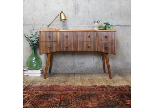 Mid Century Walnut Dressing Table