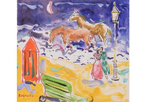 Robert Ortuño Pascal   Horses On The Beach