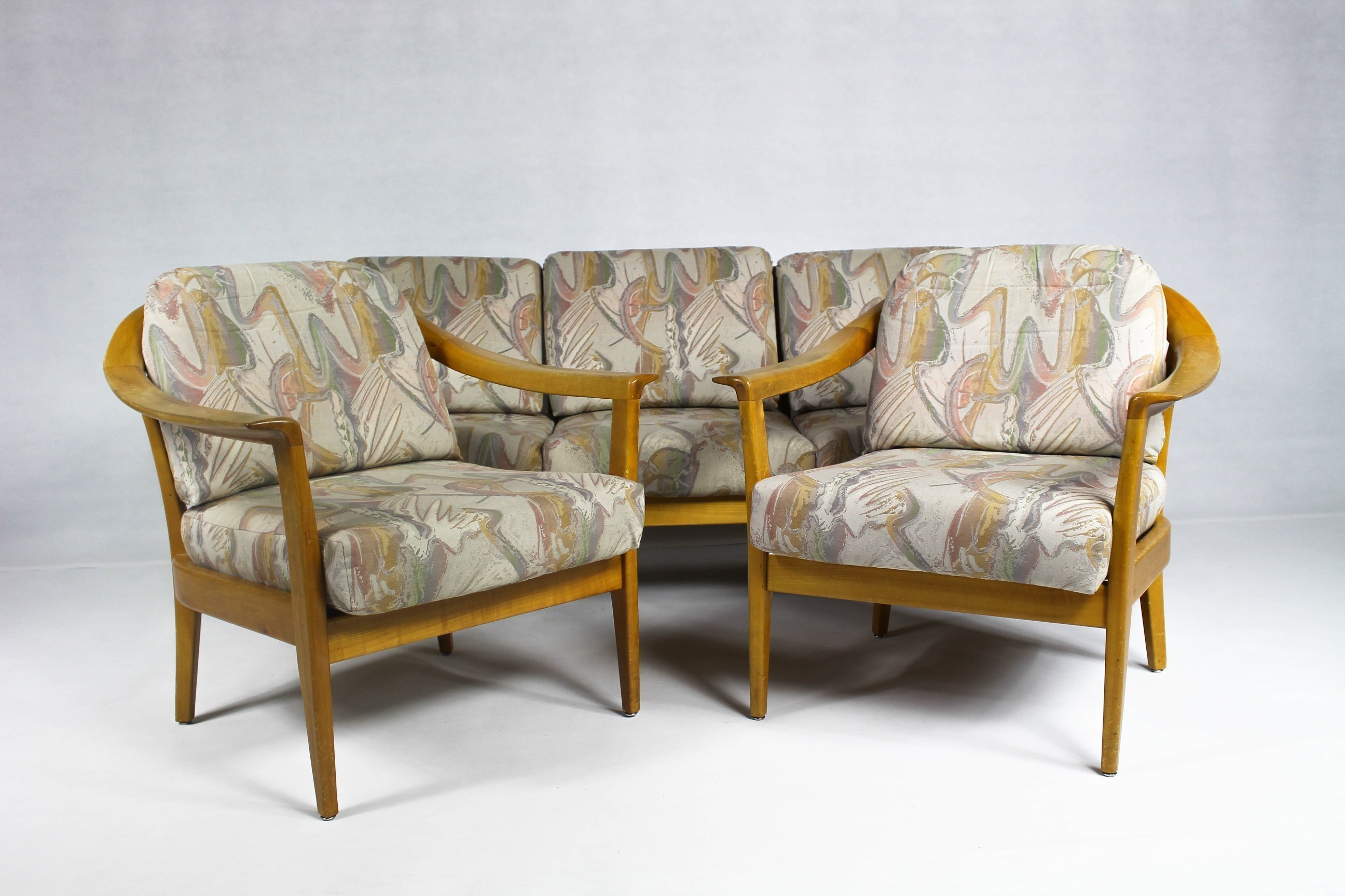 Vintage German Lounge Suite From Knoll Sofa Armchair Coffee Table