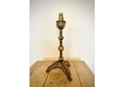 Unsual Design Kashmiri Hand Painted Lamp