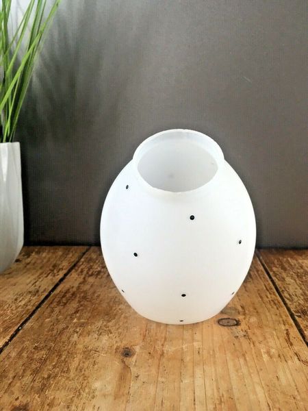Vintage Retro 60's Angled Polka Dot Lamp Shade For Ceiling Light Sconce 70's photo 50.0