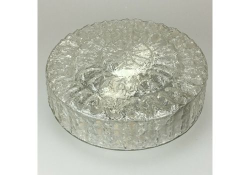 60s 70s Lamp Luminaire Plafoniere Flush Mount Glass Space Age Design