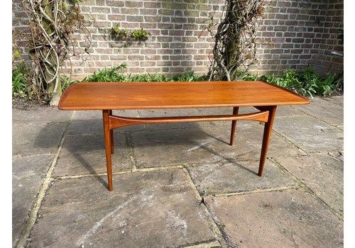 Tove Kindt Larsen For France & Søn / France And Daverkosen Teak Model Fd 503 Coffee Table 1960s Mid Century