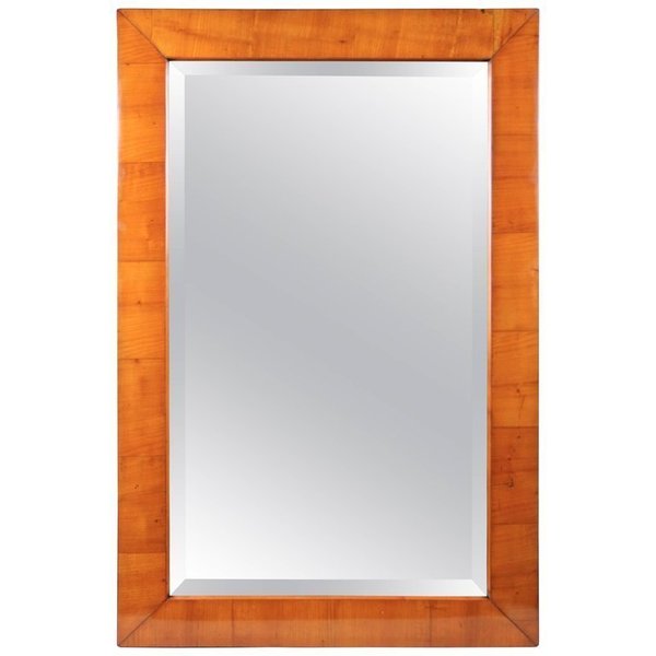 Biedermeier Wall Mirror Cherrywood South Germany Circa 1830 Biedermeier Wall Mirror Cherrywood South Germany Circa 1830